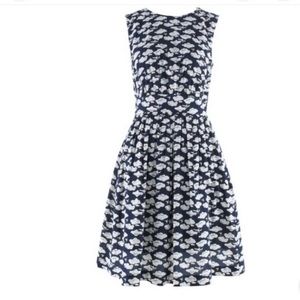 ModCloth a-line airplane print dress